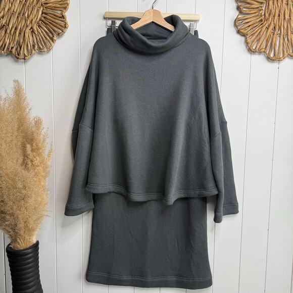 Free People sweater set top and midi skirt co-ord matching set knit Small - Picture 2 of 9